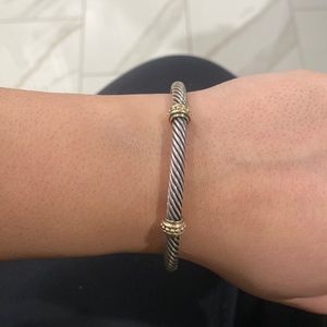 David Yurman Gold Cuff Bracelet